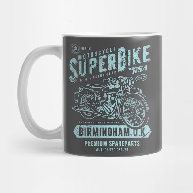 Super Bike: Vintage Motorcycle Design by Jarecrow 